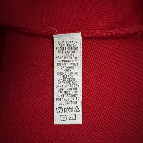 Joan Rivers Boyfriend Sweater Vest with Faux Leather Detail - Small - Picture 6 of 7